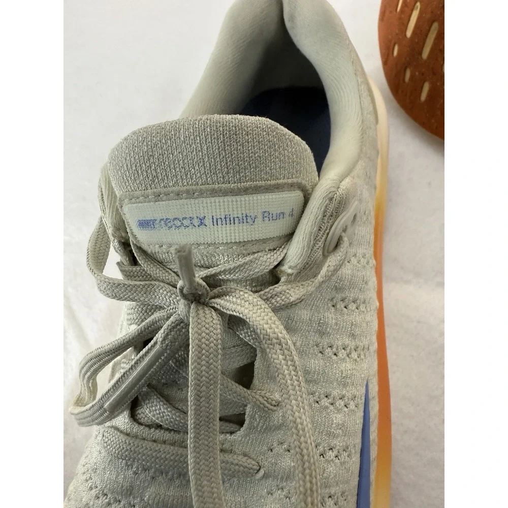 Nike Women's InfinityRN 4 Sea Glass Safety‎ Orange Running Shoe Sneaker Size 8